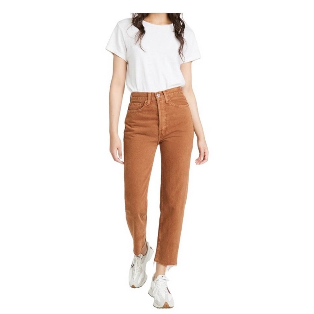 Re/Done Stovepipe 70s Ultra High Rise Jeans, 28